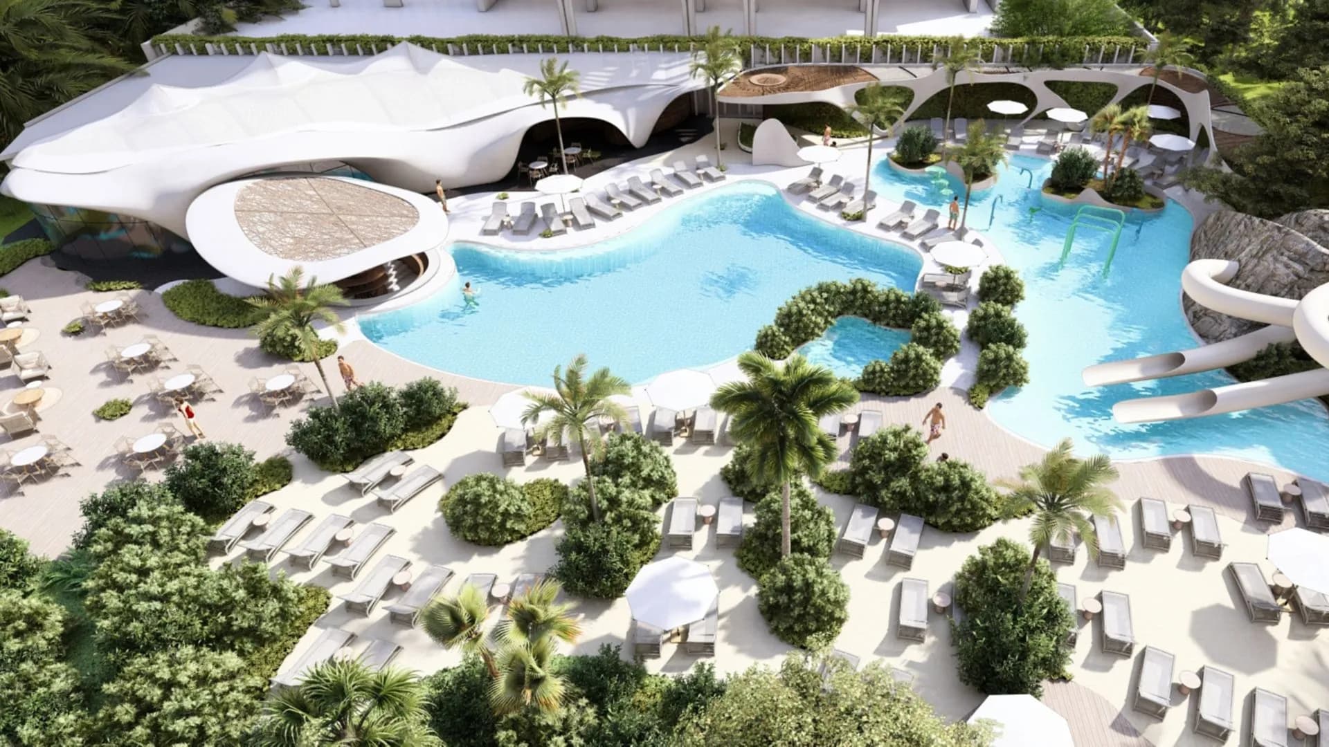 Casa Nizuc pools and beach 3